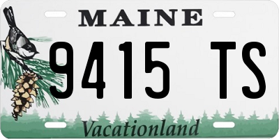 ME license plate 9415TS
