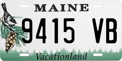 ME license plate 9415VB
