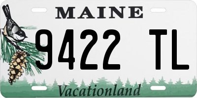 ME license plate 9422TL