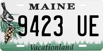 ME license plate 9423UE