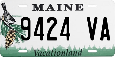 ME license plate 9424VA