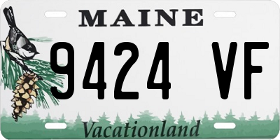 ME license plate 9424VF