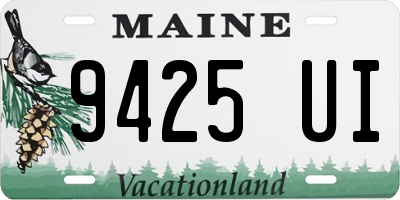 ME license plate 9425UI