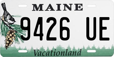 ME license plate 9426UE