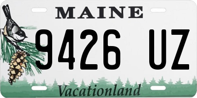 ME license plate 9426UZ