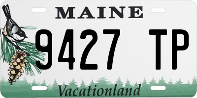 ME license plate 9427TP