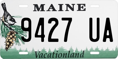 ME license plate 9427UA