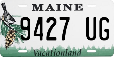 ME license plate 9427UG