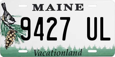 ME license plate 9427UL