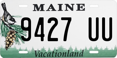 ME license plate 9427UU