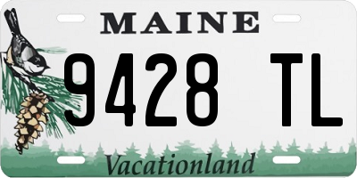 ME license plate 9428TL