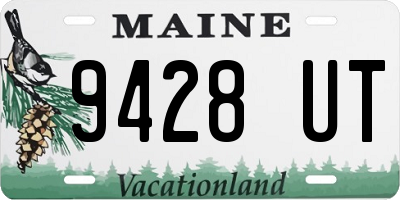 ME license plate 9428UT