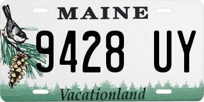 ME license plate 9428UY