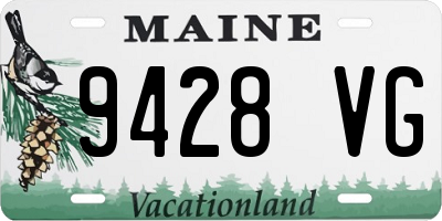 ME license plate 9428VG