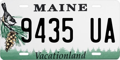 ME license plate 9435UA