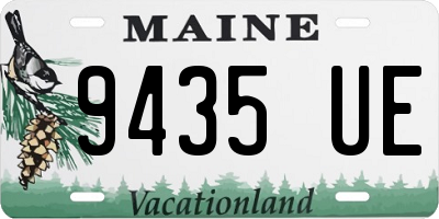 ME license plate 9435UE
