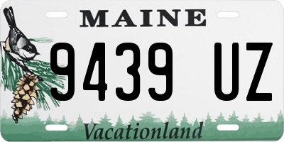ME license plate 9439UZ