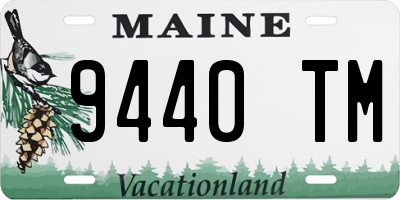 ME license plate 9440TM