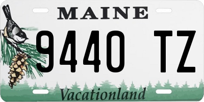 ME license plate 9440TZ