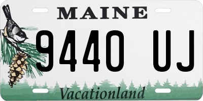 ME license plate 9440UJ