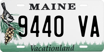 ME license plate 9440VA