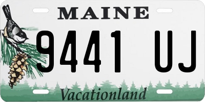 ME license plate 9441UJ