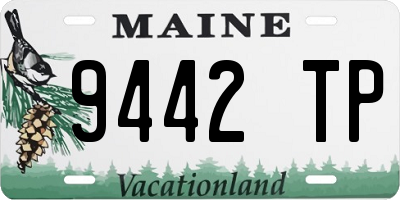 ME license plate 9442TP