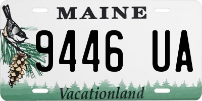 ME license plate 9446UA