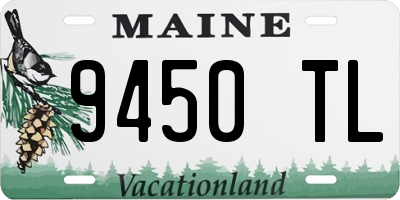ME license plate 9450TL