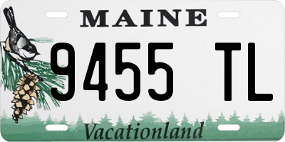 ME license plate 9455TL