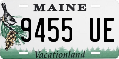 ME license plate 9455UE