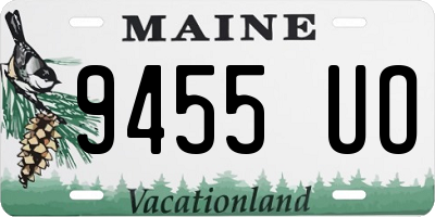 ME license plate 9455UO