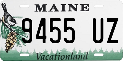 ME license plate 9455UZ