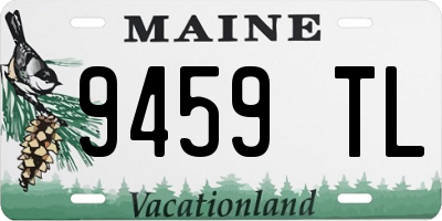 ME license plate 9459TL