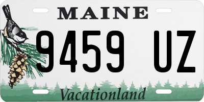 ME license plate 9459UZ