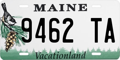 ME license plate 9462TA