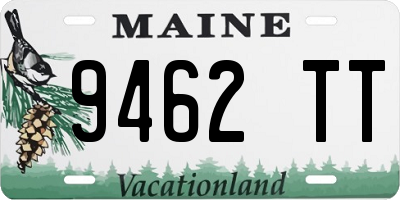 ME license plate 9462TT
