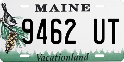 ME license plate 9462UT