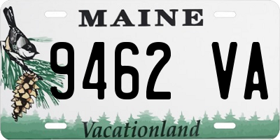 ME license plate 9462VA