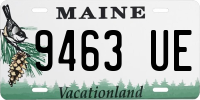 ME license plate 9463UE