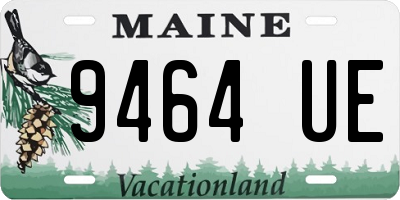 ME license plate 9464UE