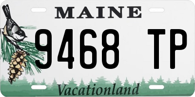 ME license plate 9468TP