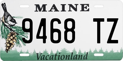 ME license plate 9468TZ