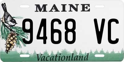 ME license plate 9468VC