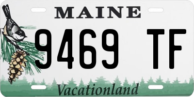 ME license plate 9469TF