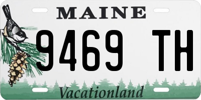 ME license plate 9469TH