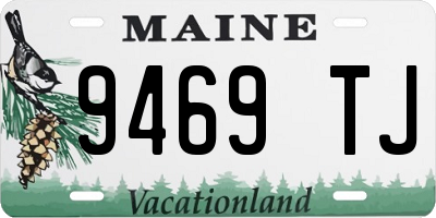 ME license plate 9469TJ