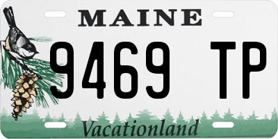 ME license plate 9469TP