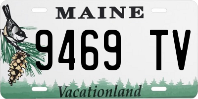 ME license plate 9469TV