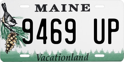 ME license plate 9469UP
